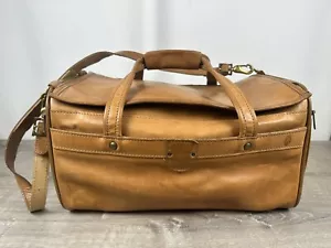 VTG Hartmann Leather Duffle Bag Travel Gym Carry On Luggage 16" - Picture 1 of 15