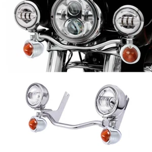 Luz de señal de giro antiniebla punto de conducción LED para Harley Road King FLHR 1994-05 - Imagen 1 de 12