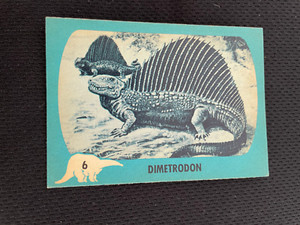 1961 DINOSAUR SERIES NU CARD #6 EXCELLENT CONDITION VINTAGE NON SPORTS CARD