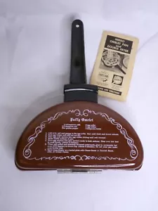 Vtg MIRRO Brown Fluffy Omelet Pan Skillet Double Sided Pan - Picture 1 of 9