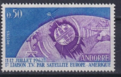 Andorra francesa 1962 Michel 178 Space MLH* Foto 1 de 2