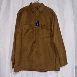 George Brown Wildleder Hemd mit Knopfleiste Herren Gr. L " - Bild 1 von 4