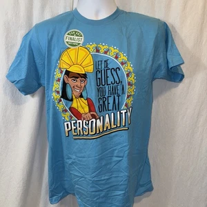 Brandneu Disney Emperor’s New Groove Kuzco Unisex blau T-Shirt Größe Medium - Bild 1 von 8