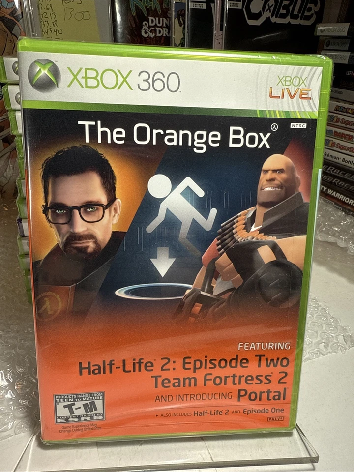 The Orange Box (Microsoft Xbox 360, 2007) - NEW SEALED, RARE NTSC/U-C VERSION! - Image 1 of 4