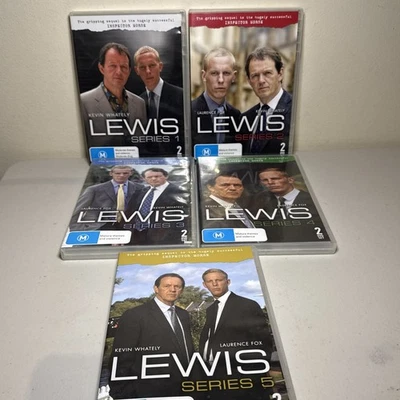 Lewis DVDs -Seasons 1-5 - Kevin Whately & Laurence Fox - Image 1 of 4