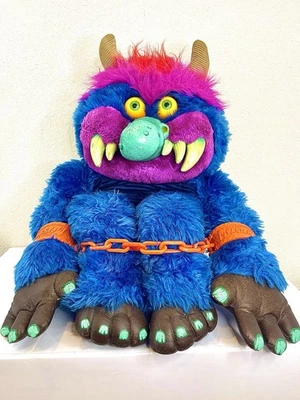 Vintage 24" Original My Pet Monster AmToy 1986 80s Plush & Handcuffs Collector - Image 1 of 4