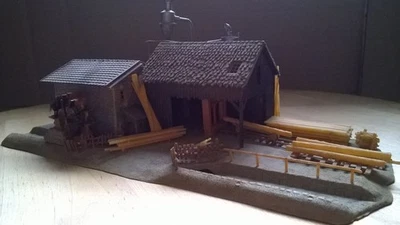 Faller Bausatz gebaut  1:87 / Spur HO , Haus, Gebäude - "SÄGEWERK" - gebraucht - Bild 1 von 4