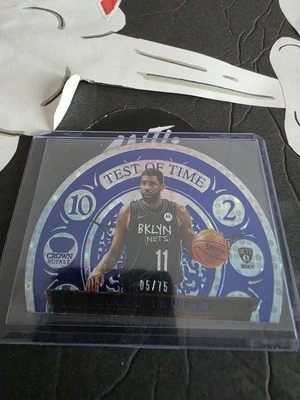 2020-21 Panini Crown Royale Kyrie Irving Test of Time BLUE /75 - Image 1 of 3