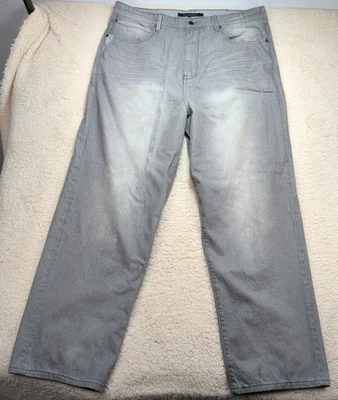 Y2K Sean John Men’s Jeans 40T x 34 Baggy Light Gray Vintage Hip Hop - Image 1 of 4