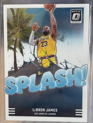 2024-25 Donruss Optic #5 LeBron James Splash! Lakers Hear Cavaliers Insert - Image 1 of 2