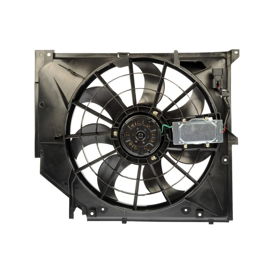 Ventilador de radiador para BMW 325i/325xi 2001-2005 | Plástico | Motor cepillado cubierta negra Foto 1 de 4