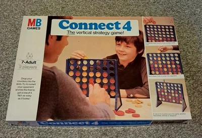 Connect 4 Vintage MB Games 1976 Edition, Complete Set - Excellent Condition Rare - Image 1 of 4