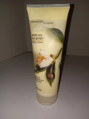 Bath & Body Works White Tea And Ginger Body Cream Full Size 8 Ounce New Foto 1 de 3
