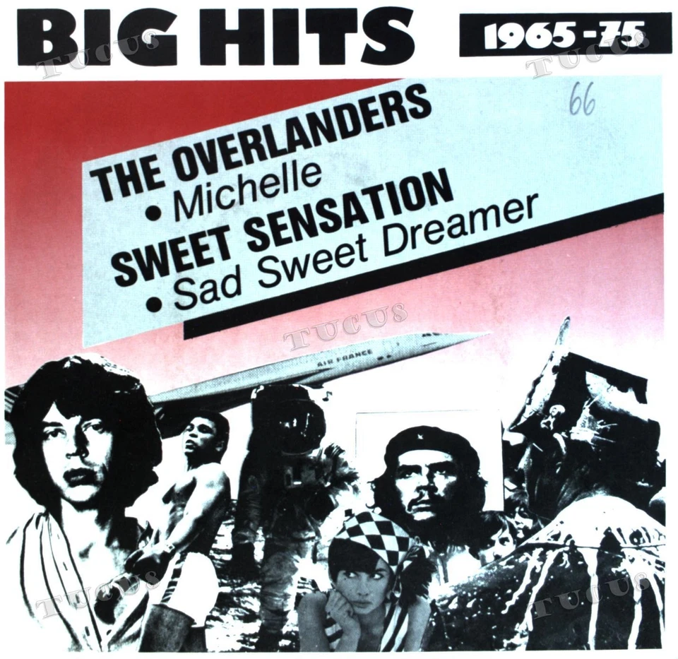 The Overlanders / Sweet Sensation - Michelle / Sad Sweet Dreamer 7" (VG) .* - Image 1 of 1