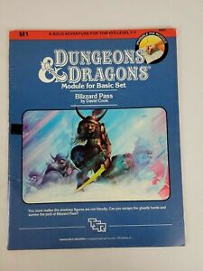 Dungeons & Dragons Basic Set Module Blizzard Pass 1983 TSR 9067 No Pen