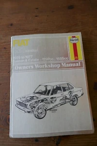 Haynes Workshop Manual for the Fiat 131 Mirafiori 1970's Saloon or Estate - Picture 1 of 7