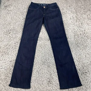 Earnest Sewn Jeans Women's Size 26x31 Curvy Fit Straight Leg Dark Wash EUC - Picture 1 of 20