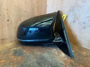BMW X6 M Sport Wing Mirror Drivers Right O/S Powerfold F86 F16 2018 5 Door Black - Imagen 1 de 14