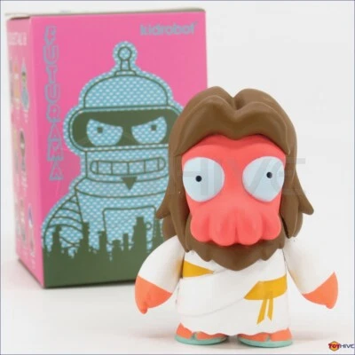 Kidrobot Futurama Zoidberg Jesus Good News Everyone 2019 3" vinyl figure - Image 1 of 2