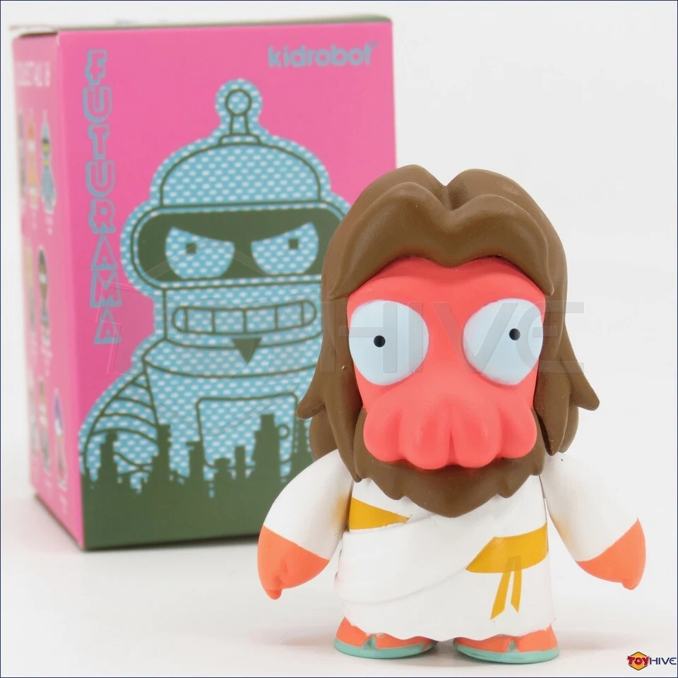 Kidrobot Futurama Zoidberg Jesus Good News Everyone 2019 3" vinyl figure - Image 1 of 2