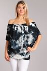 Chatoyant 4 Way Hand Marble Tie Dye Top Large