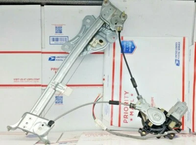 97 98 99 00 01 LEXUS ES300 DRIVER LEFT REAR REGULATOR W/ MOTOR (85710-33090) OEM - Image 1 of 4