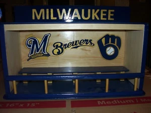 Milwaukee Brewers Bobble Head Display Case  shipped dis-assembled - Picture 1 of 11