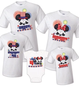 4th of july T shirt Family Birthday Matching Party Celebration Kid Independence - Picture 1 of 12
