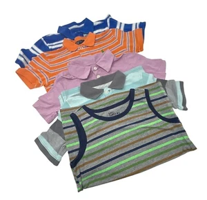 Boy's Clothes - 4 Polo Shirts, 1 Tank Top - Polo's Size 6 - Tank Top Size 7 - Picture 1 of 13