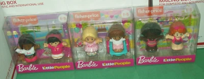 Barbie Little People Lot Figures Fisher Price 2021 - Image 1 of 4