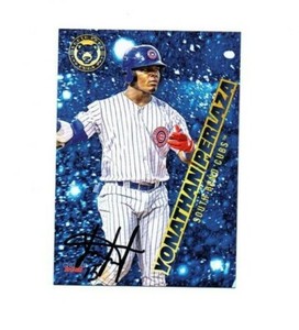 Yonathan Perlaza signed autograph 2021 South Bend Cubs baseball card Venezuela d