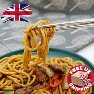 1 Pair Stainless Steel Chopsticks | Non-Slip Sushi Sticks Kitchen Tableware Set - Picture 1 of 8