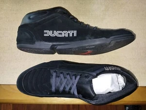 Mens Puma 65CC Ducati 30518 01 Black Lace Up Casual Leather Suede Trainers 14 - Picture 1 of 5