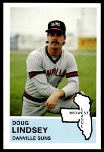 1982 Fritsch Danville Suns Doug Lindsey Danville Suns #12