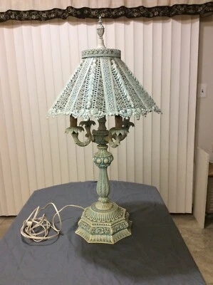 Lâmpada vintage pintada à mão MCM 1969 L&LWMC #8995 - Imagem 1 de 4