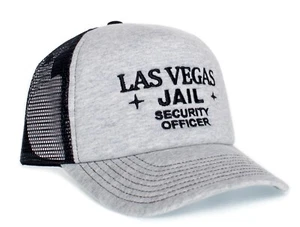 Bob Bull Hurley Trucker hat Las Vegas Jail Security Officer Cap - Picture 1 of 3