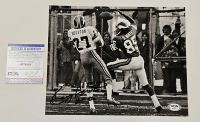 KEN HOUSTON Signed 8x10 Photo-HALL OF FAME-WASHINGTON REDSKINS-PSA - Image 1 of 4