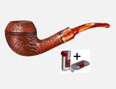 Vauen Pfeife Leopold 5108 + Necuma Pfeifenfeuerzeug - Bild 1 von 4