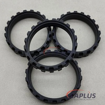 4 件真空机器人轮胎适用于 Irobot Roomba 车轮系列 5/6/7/8/9/I7 S9+ 防滑 — 第 1/4 张图片