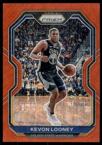 2020-21 Panini Prizm Prizms Ruby Wave #34 Kevon Looney