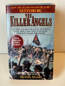 The Killer Angels by Michael Shaara 1974 PB Illustrated Gettysburg - Imagen 1 de 11