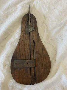 Antique Wooden Rug/Carpet Shuttle, Hook Punch Tool - Picture 1 of 11