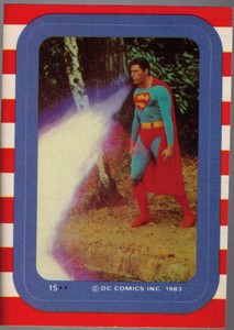 1983 Topps Superman III Stickers #15