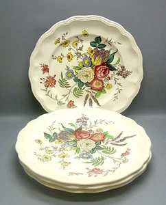 Spode GAINSBOROUGH (MARLBOROUGH) piatti grandi VENDUTI IN SET DI QUATTRO - Foto 1 di 2