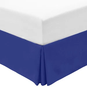 Mellanni Bed Skirt 15-Inch Tailored Drop Pleated Bed Frame and Box Spring Cover - Picture 1 of 92