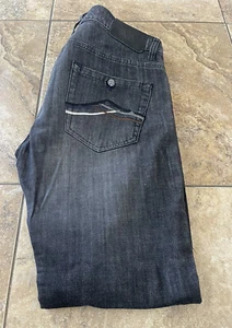 ARMANI EXCHANGE Denim 7V6J06 6DLPZ Slim BLACK Jeans SIZE 33 Fit 32X31 - Picture 1 of 7