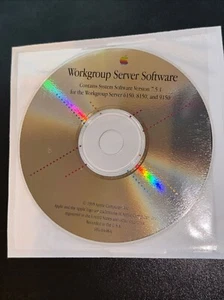 Apple Macintosh Workgroup Server Software Version 7.5.1 - Picture 1 of 2