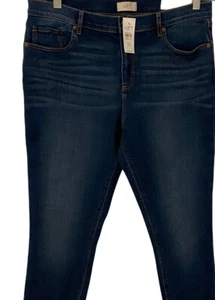 Loft Jeans Denim Stretch Leggings Color Blue Size:12 Nwt $70. - Picture 1 of 12