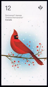 2022 Canada SC# BK 803 - Holiday Birds - Complete Booklet of 12 - M-NH - Picture 1 of 3