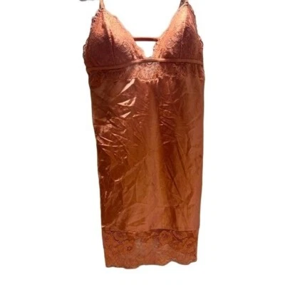 La SENZA SATIN feeling slip US XL COPPER polyester - Image 1 of 4